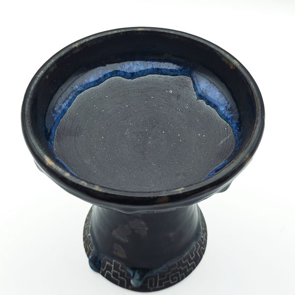 Premium Ceramic Glazed Incense Burner Medium "Shipibo" (14 cm) - Image 3