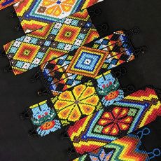 Маянский Хуичоль Бисерный Браслет (Мексика)