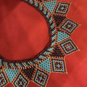 Mayan Huichol Beaded Necklace (Mexico)