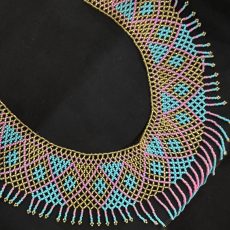 Mayan Huichol Beaded Necklace (Mexico)