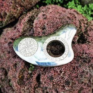 Gua Sha Tool Silver 925 "Aaron Bullet"