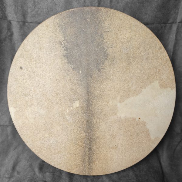 Shamanic Drum With Leather & Silver 925 "Black Eye" (50 cm) — изображение 2