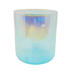 Alchemy Crystal Bowl "Snow Blue"  - F4 (15 cm, 0.5 kg)