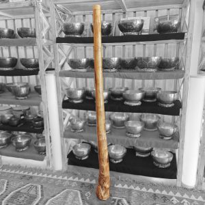 Wooden Didgeridoo Eucalyptus (D#2, 150 cm, 3.1 kg) (+ case)