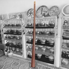 Wooden Didgeridoo Blood Wood (D2, 210 cm, 4 kg)