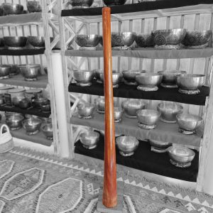 Wooden Didgeridoo Mahogany Wood (D2, 130 cm, 1.8 kg) (+ case)