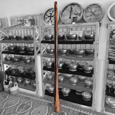 Wooden Didgeridoo Black Wood (B1, 202 cm, 3.4 kg)