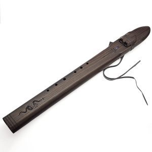 Premium Drone Double Flute Rosewood Amethyst - Dm (+ case)