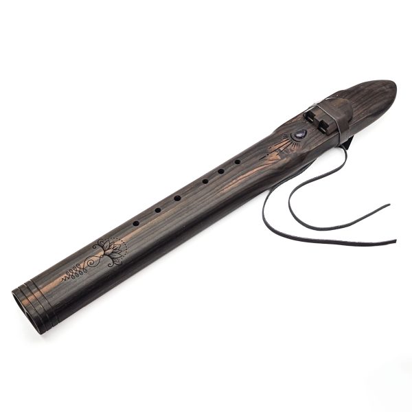 Premium Drone Double Flute Rosewood Amethyst - Em