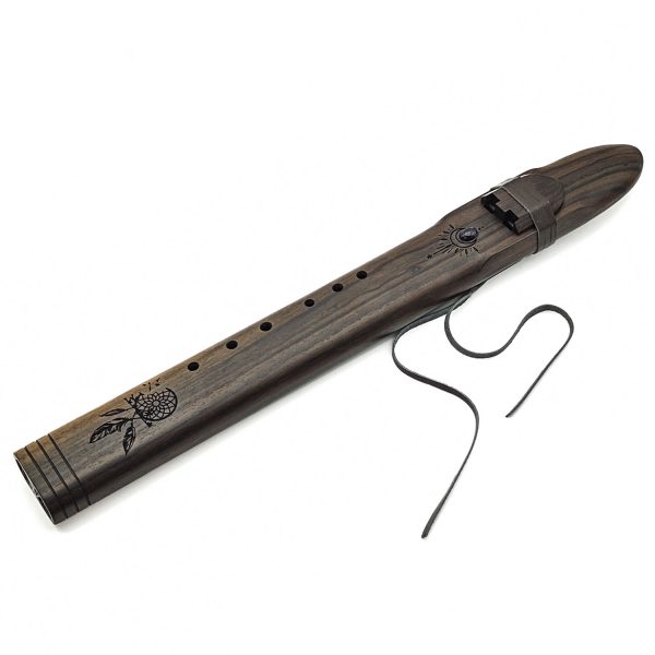 Premium Drone Double Flute Rosewood Amethyst - F#m (52 cm)