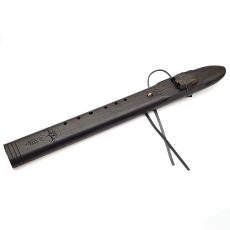 Premium Drone Double Flute Rosewood Tiger Eye Stone - Fm (55 cm)