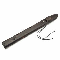 Premium Drone Double Flute Rosewood Abalone Shell - Fm (55 cm)