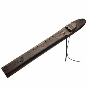 Premium Drone Double Flute Rosewood Labradorite - Сm (70 cm) (+ case)