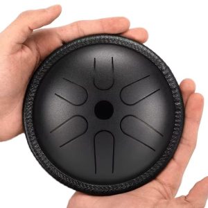 HLURU Happy Drum Small TP6-5.5 Ink Black (15 cm, Copper Steel)