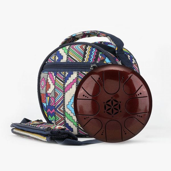 HLURU Happy Drum Mini Chestnut (14 cm, + case) - Image 2