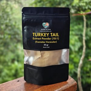 Turkey Tail Mushroom Extract Powder (10:1) (Trametes Versicolor) (50 gr)
