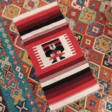 Shamanic Mexican Handmade Cotton Blanket (130x65cm)