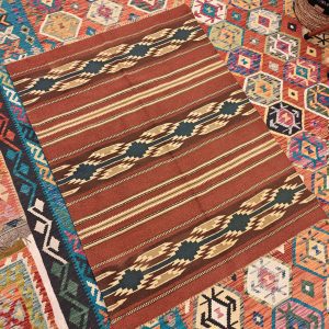 Shamanic Mexican Handmade Wool Blanket (160x120cm)