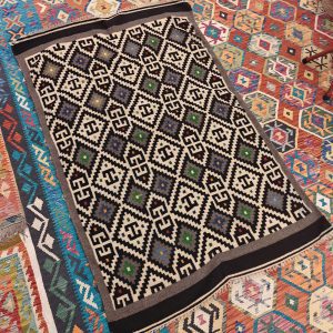 Shamanic Mexican Handmade Wool Blanket (200x125cm)