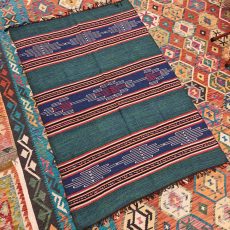 Shamanic Mexican Handmade Wool Blanket (185x125cm)