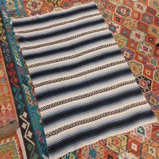 Shamanic Mexican Handmade Cotton Blanket (183x127cm)
