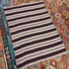 Shamanic Mexican Handmade Cotton Blanket (190x135cm)