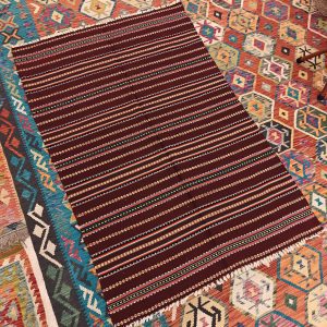 Shamanic Mexican Handmade Wool Blanket (185x125cm)