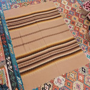 Shamanic Mexican Handmade Wool Blanket (220x158cm)