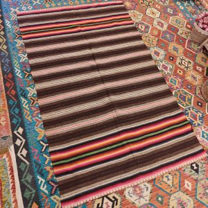 Shamanic Mexican Handmade Wool Blanket (238x150cm)