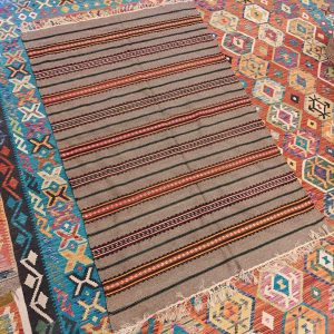 Shamanic Mexican Handmade Wool Blanket (200x133cm)