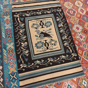 Shamanic Mexican Handmade Wool Blanket (200x125cm)