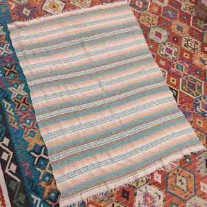 Shamanic Mexican Handmade Cotton Blanket (180x135cm)
