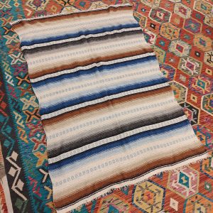 Shamanic Mexican Handmade Cotton Blanket (180x120cm)