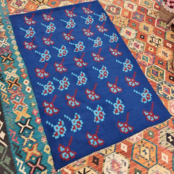 Shamanic Mexican Handmade Wool Blanket (196x128cm)