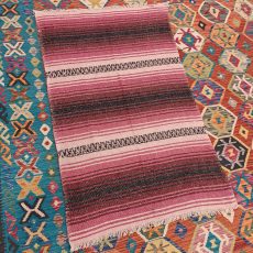 Shamanic Mexican Handmade Cotton Blanket (160x100cm)