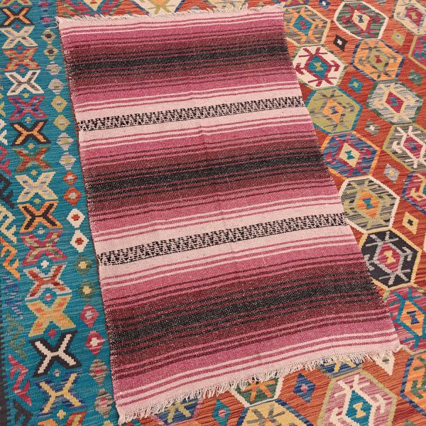 Shamanic Mexican Handmade Cotton Blanket (160x100cm)