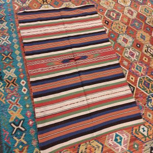 Shamanic Mexican Handmade Wool Blanket (185x115cm)