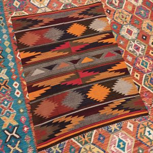 Shamanic Mexican Handmade Wool Blanket (150x115cm)