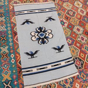 Shamanic Mexican Handmade Cotton Blanket (180x95cm)
