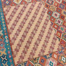 Shamanic Mexican Handmade Wool Blanket (150x115cm)