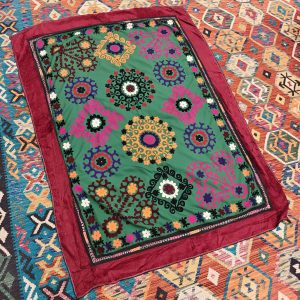 Shamanic Mexican Handmade Cotton Blanket (180x136cm)