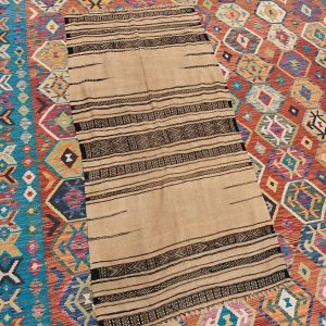 Shamanic Mexican Handmade Wool Blanket (195x95cm)