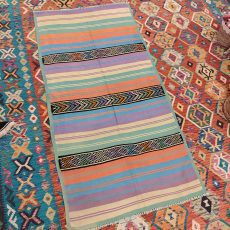 Shamanic Mexican Handmade Wool Blanket (210x106cm)
