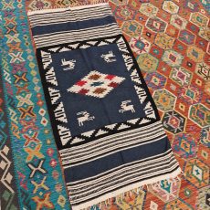 Shamanic Mexican Handmade Cotton Blanket (200x95cm)