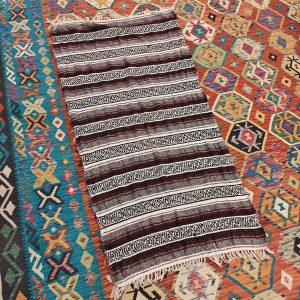 Shamanic Mexican Handmade Cotton Blanket (180x96cm)