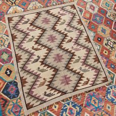 Shamanic Mexican Handmade Wool Blanket (145x120cm)
