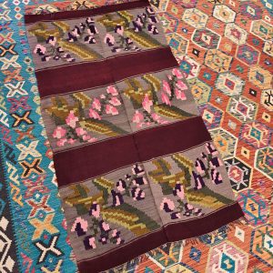 Shamanic Mexican Handmade Wool Blanket (190x110cm)