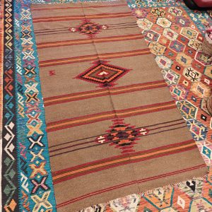 Shamanic Mexican Handmade Wool Blanket (260x138cm)