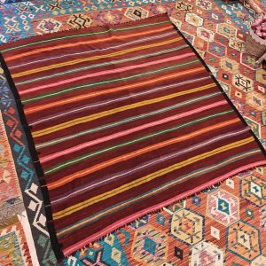 Shamanic Mexican Handmade Wool Blanket (185x178cm)