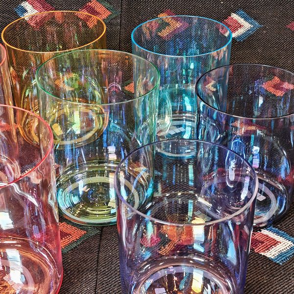 Alchemy Crystal Singing Bowls Set Aurora Colorful (Octave 4) (15-18 cm, 4.5 kg) - Image 5